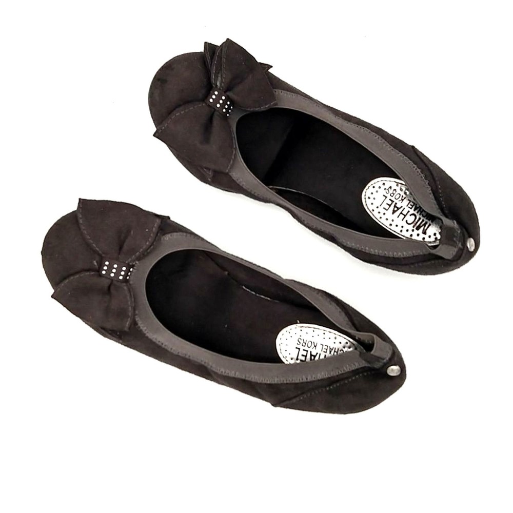 MICHAEL Michael Kors Gray Flats with Bow Women's 6micMichael Kors - Picture 3 of 8